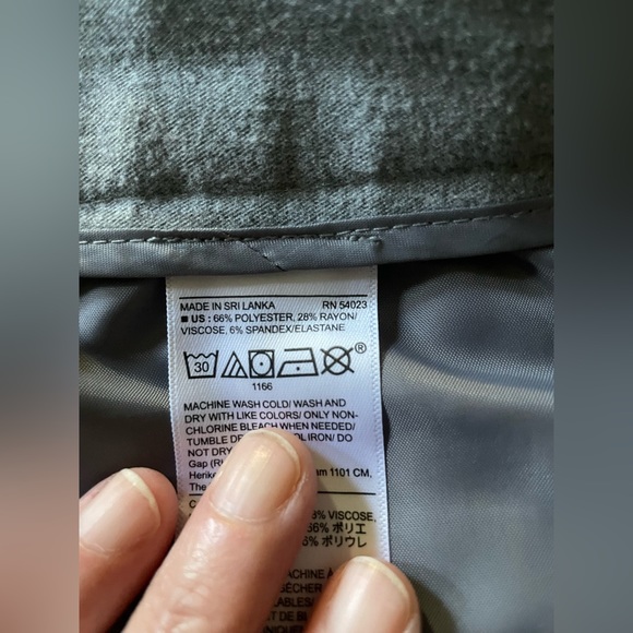 Banana Republic - Grey bootcut dress pants 14 x 32.5 - Picture 4 of 8